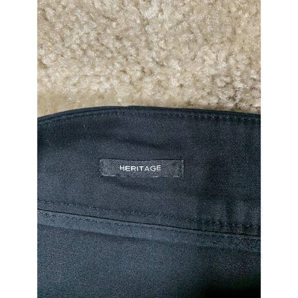 Talbots Heritage Women’s 8 Petite Ankle 30x22 Side Zip Black Stretch Capri #377 - Picture 4 of 13